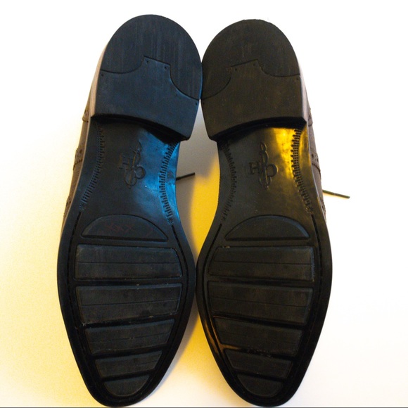 Cole Haan Men Size 10.5 M Gray Wingtip Shoes - Picture 7 of 7